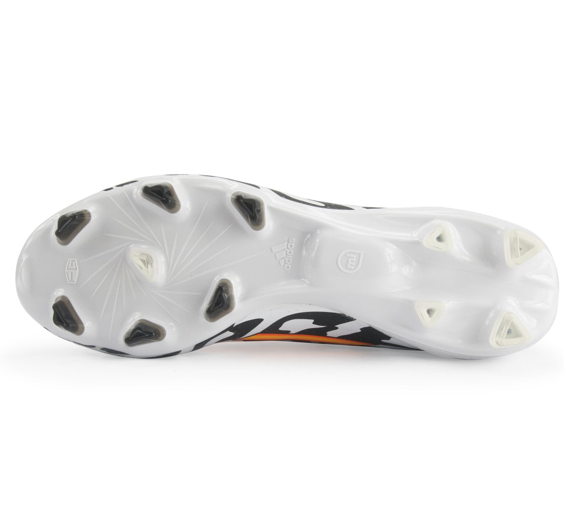 adidas Men's F50 adizero FG Messi (Battle Pack) White/Neon Orange/Black - Image 6