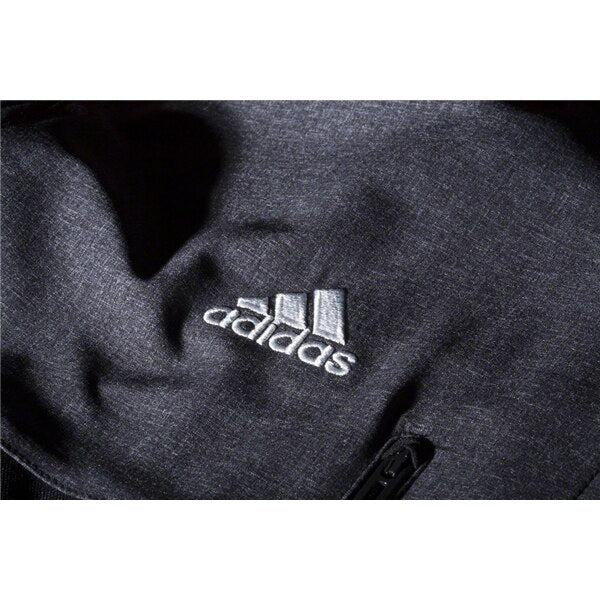 adidas Men's AC Milan Anthem Jacket Black/Victory Red/Core White - Image 4