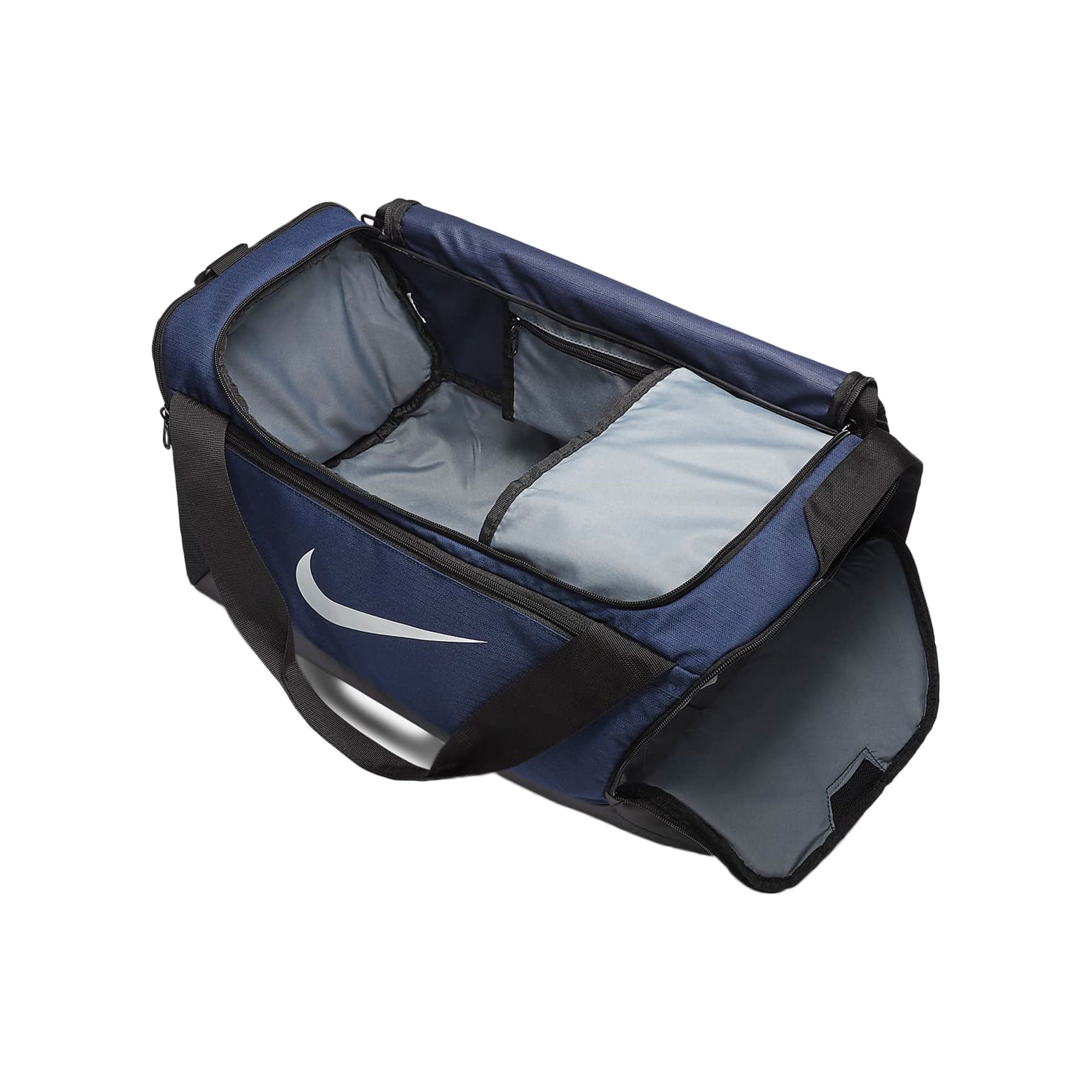 Nike Brasilia Small Training Duffel Bag Navy/White - Image 2