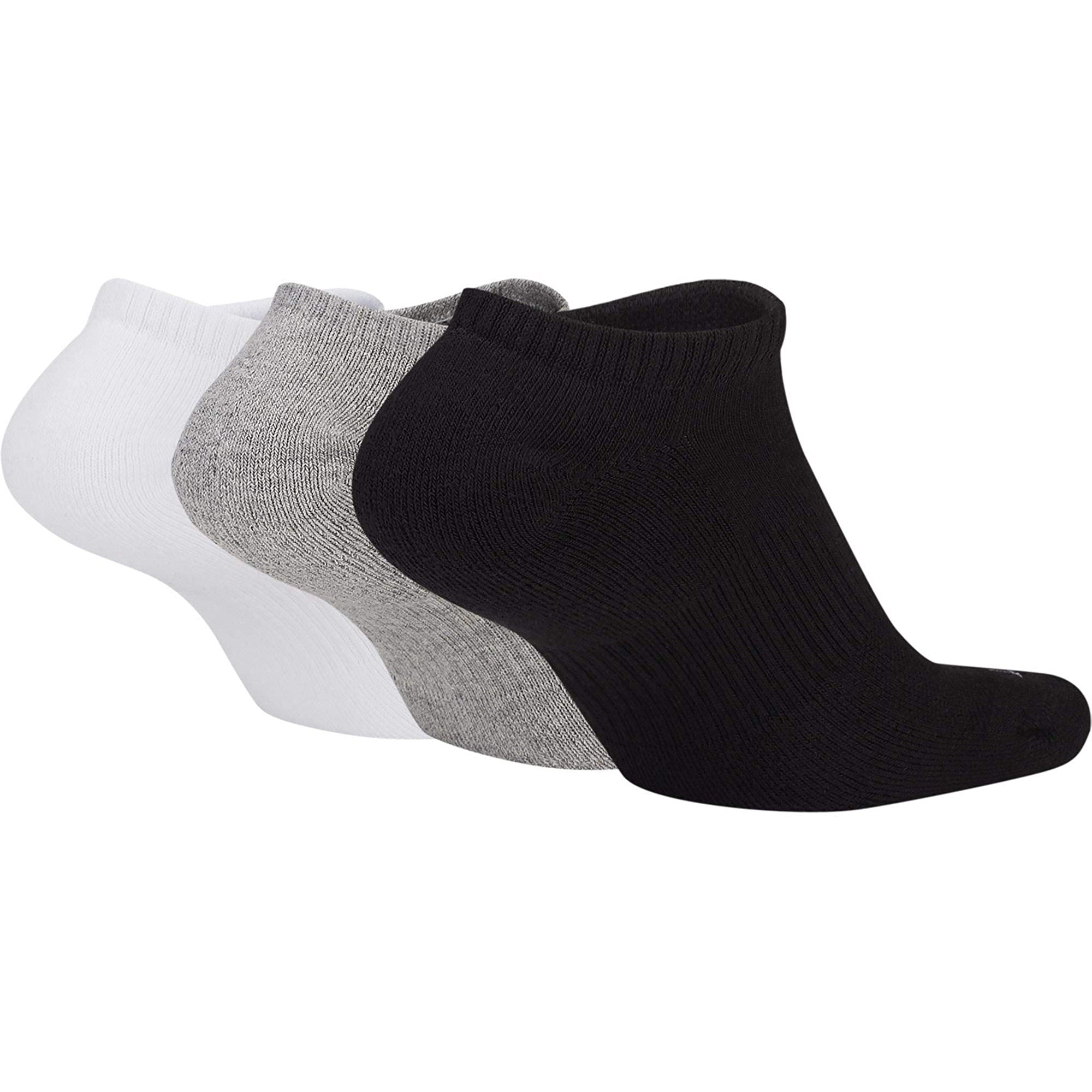 Nike Everyday Plus Cushioned (3 Pair) Socks Black/White/Grey - Image 2