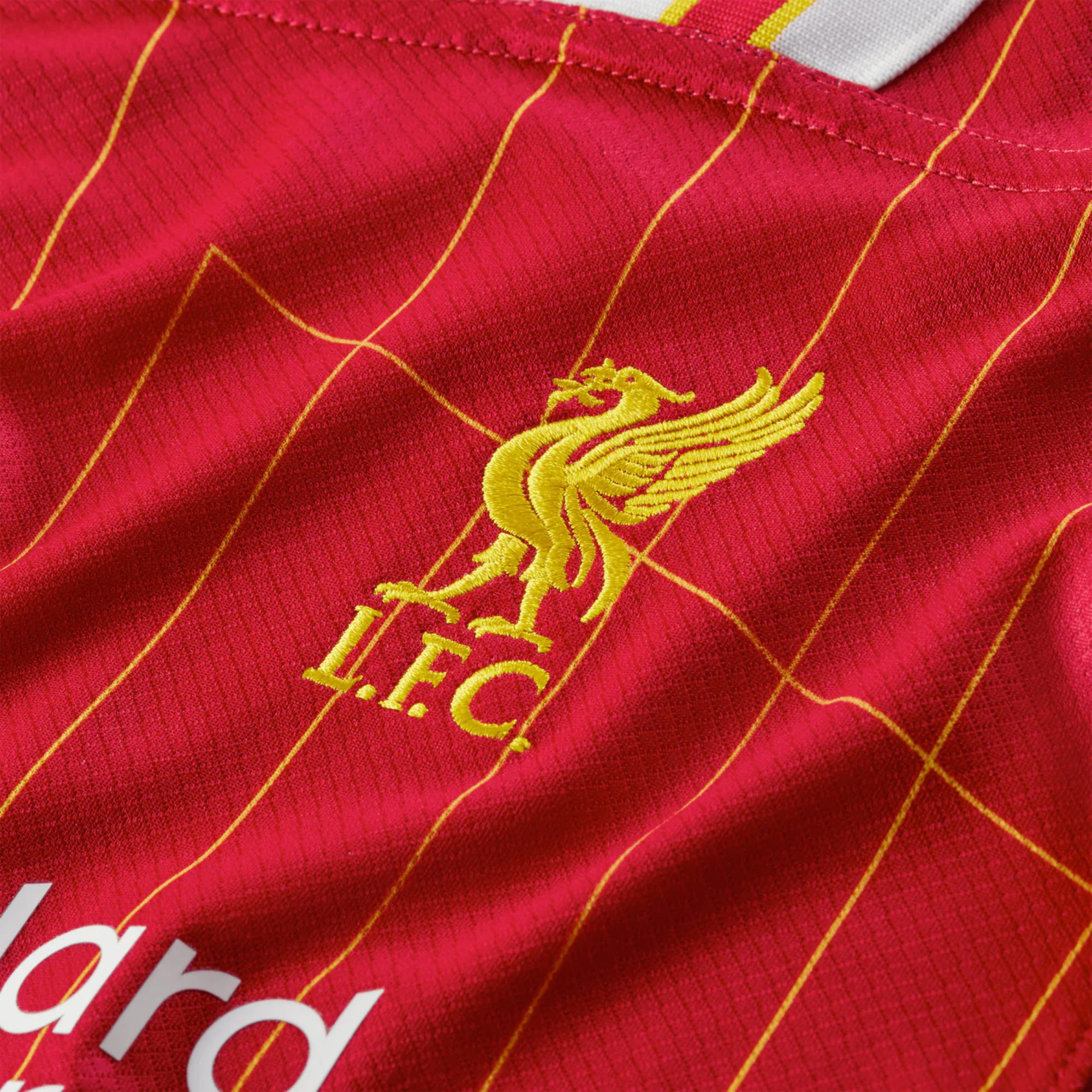 Nike Kids Liverpool Home Jersey 2024/25 Red/Yellow - Image 3