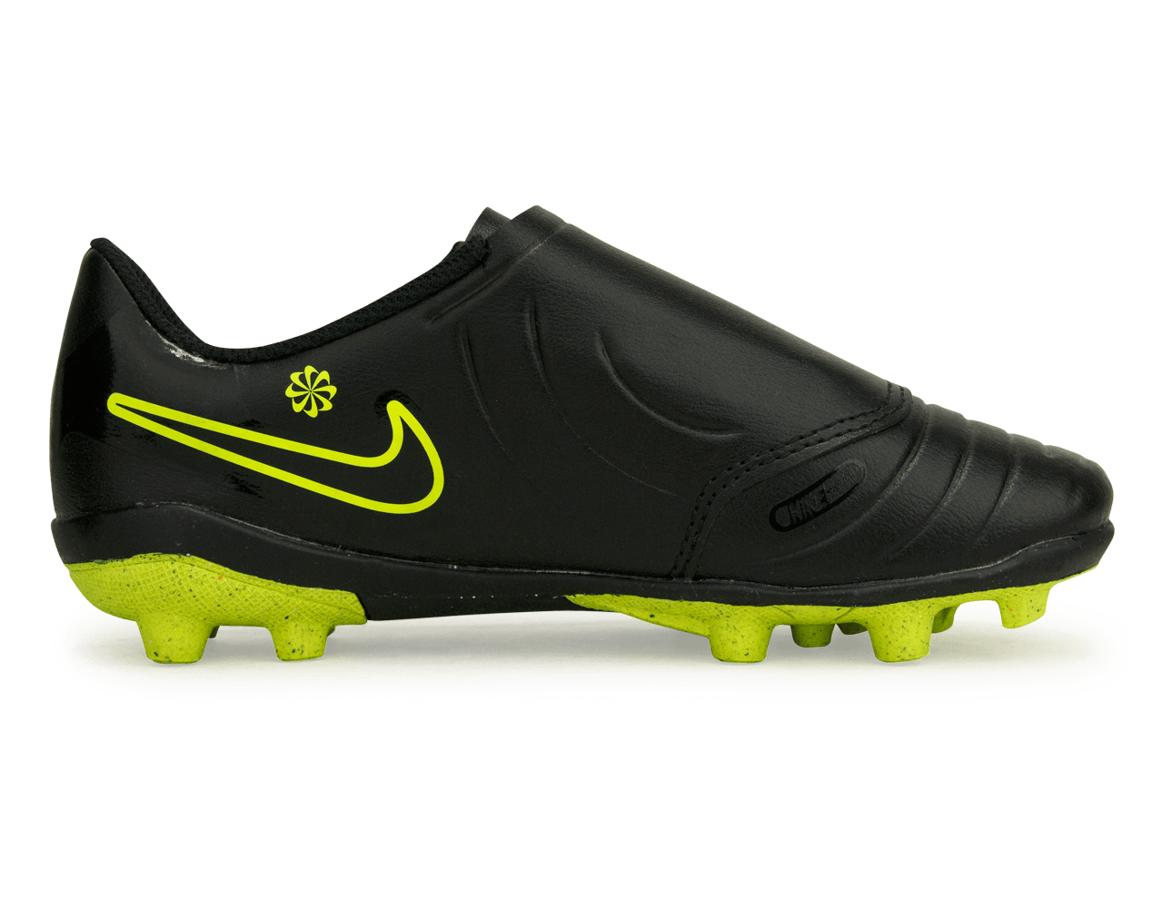 Nike Kids Tiempo Legend 10 Club FG/MG PS (V) Black/Volt - Image 2