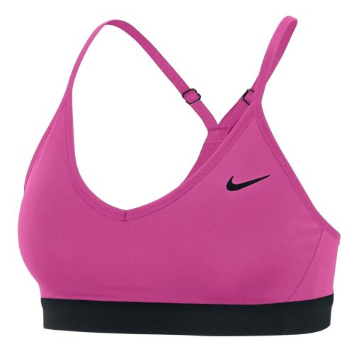 Nike Women's Indy Dri-FIT V-Neck Sports Bra Pink/Black