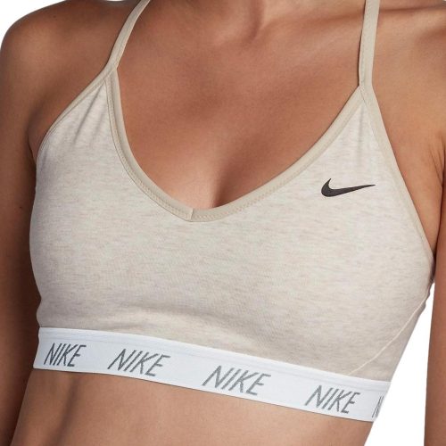 Nike Women's Indy Dri-FIT V-Neck Sports Bra Sand/White/Cool Grey