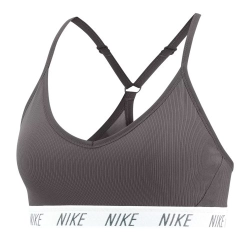 Nike Women's Indy Yoga Sports Bra Grey/White