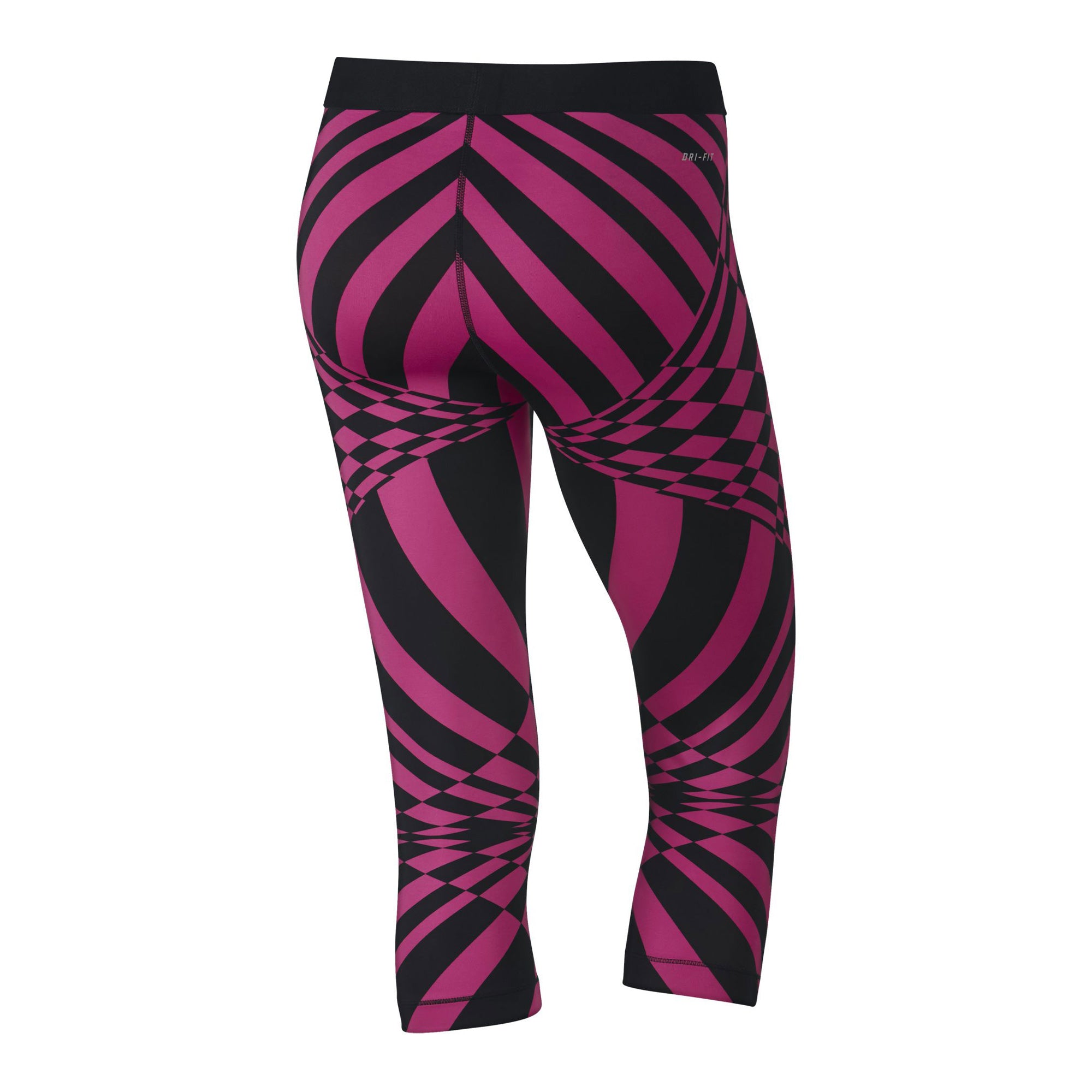 Nike Women's Pro Engineered Training Capris Pink/Black - Image 2