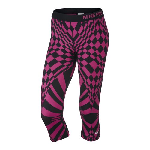 Nike Women's Pro Engineered Training Capris Pink/Black