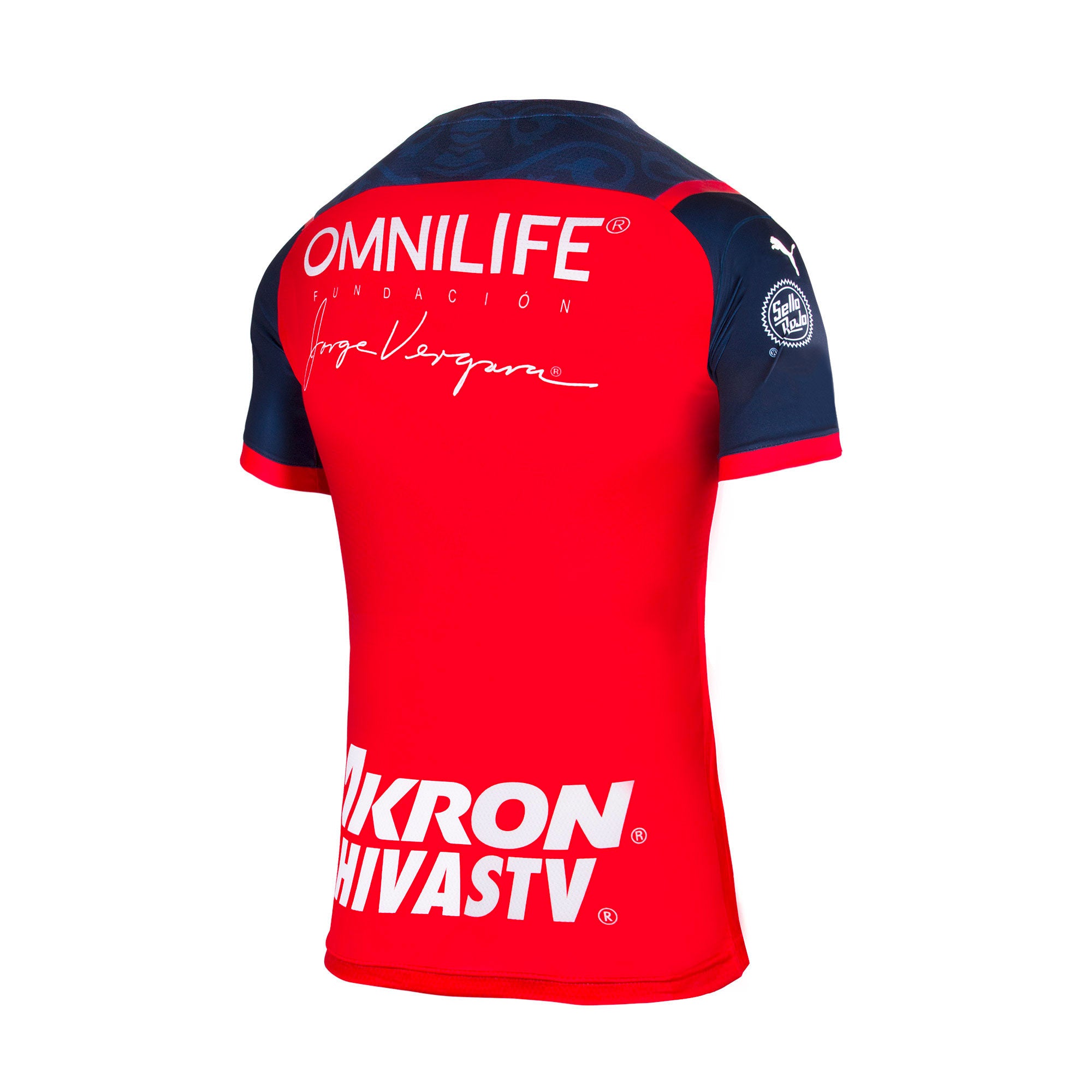 PUMA Women's Chivas Third Jersey 2022 Red/Blue - Image 2