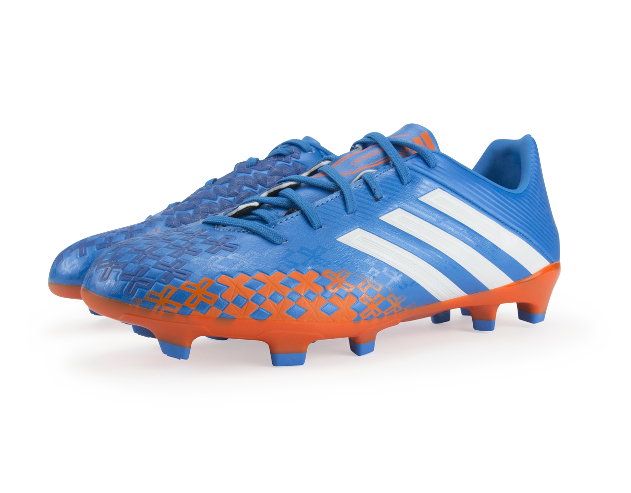 adidas Men's Predator Absolado LZ TRX FG Prime Blue/Running White/Orange - Image 5