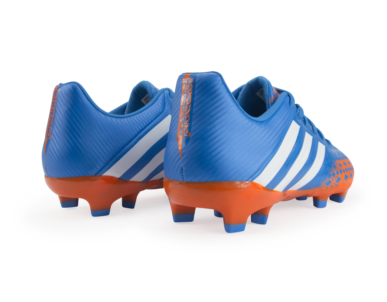 adidas Men's Predator Absolado LZ TRX FG Prime Blue/Running White/Orange - Image 4