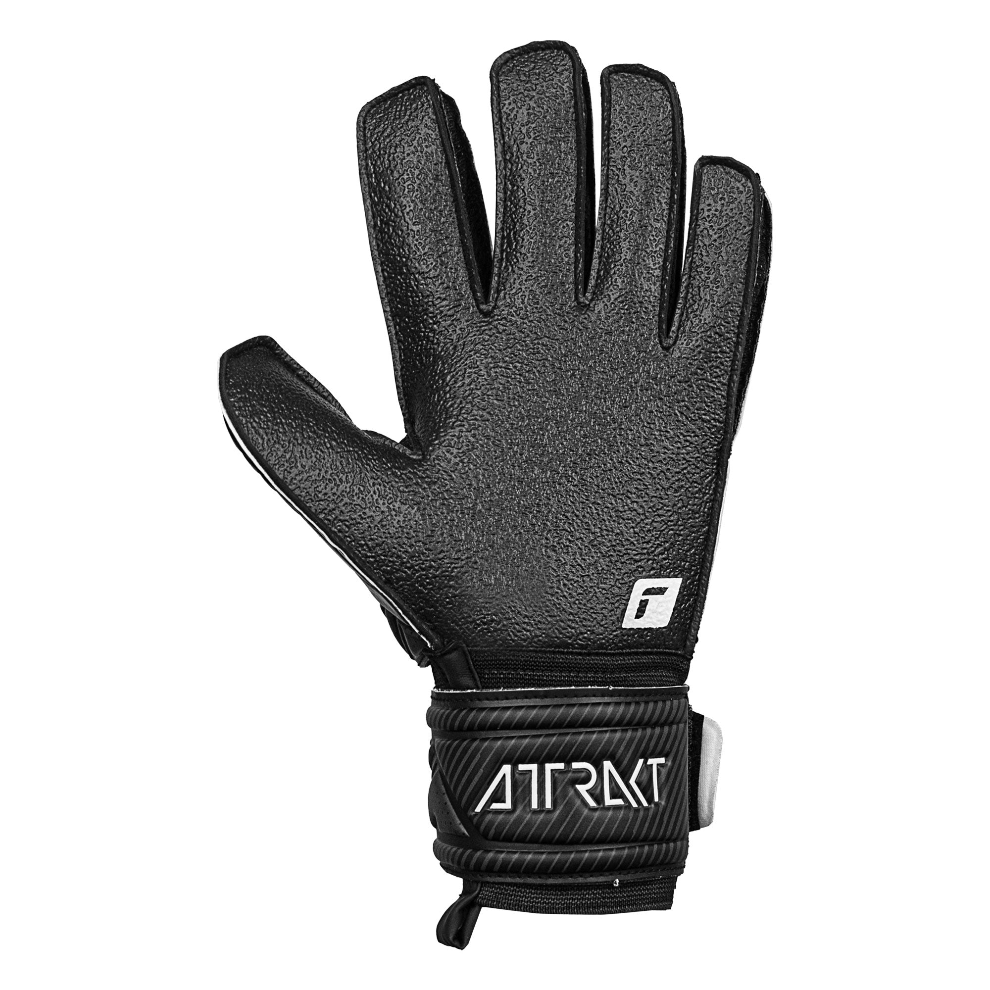 Reusch Men's Goalkeeper Attrakt Resist Fingersave Goalkeeper Gloves Black - Image 3