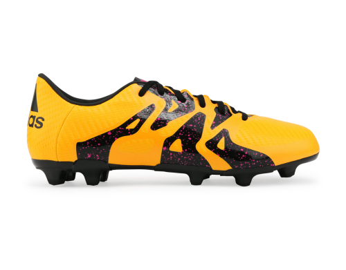adidas Kids X 15.3 FG/AG Solar Gold/Black/Shock Pink