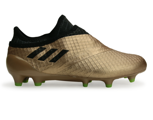 adidas Kids Messi 16+ FG Copper Metallic/Core Black/Solar Green