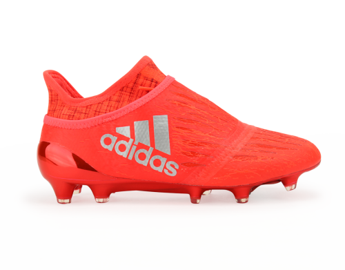 adidas Kids X 16+ PURECHAOS FG Solar Red/Metallic Silver