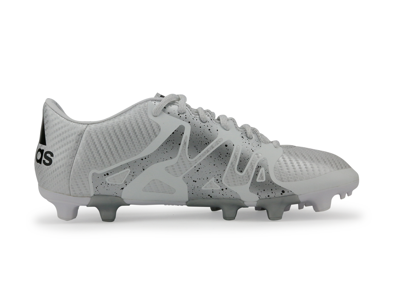 adidas Men's X 15.3 FG/AG White/Core Black/Silver Metallic - Image 2
