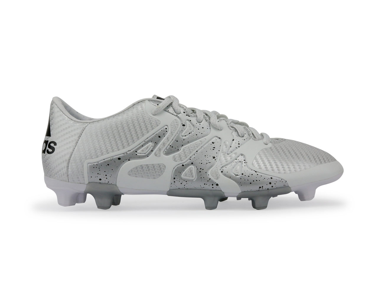 adidas Men's X 15.3 FG/AG White/Core Black/Silver Metallic