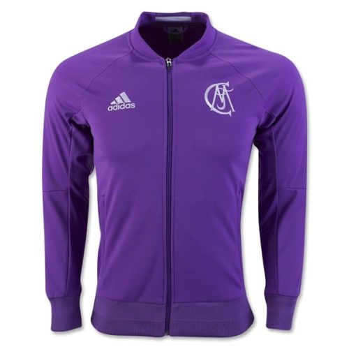 adidas Men's Real Madrid 16/17 Away Anthem Jacket Purple