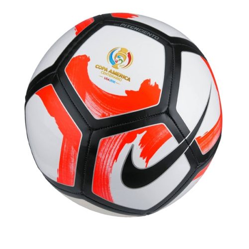 Nike Pitch Ciento Ball White/Total Crimson/Black