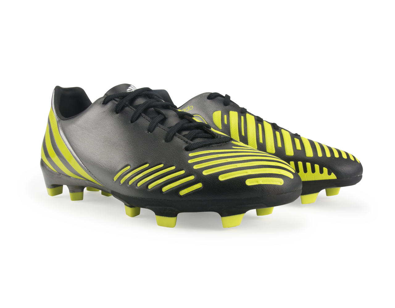 adidas Men's Predator Absolado LZ TRX FG Black/Neo Iron Metallic/Lab Lime - Image 6