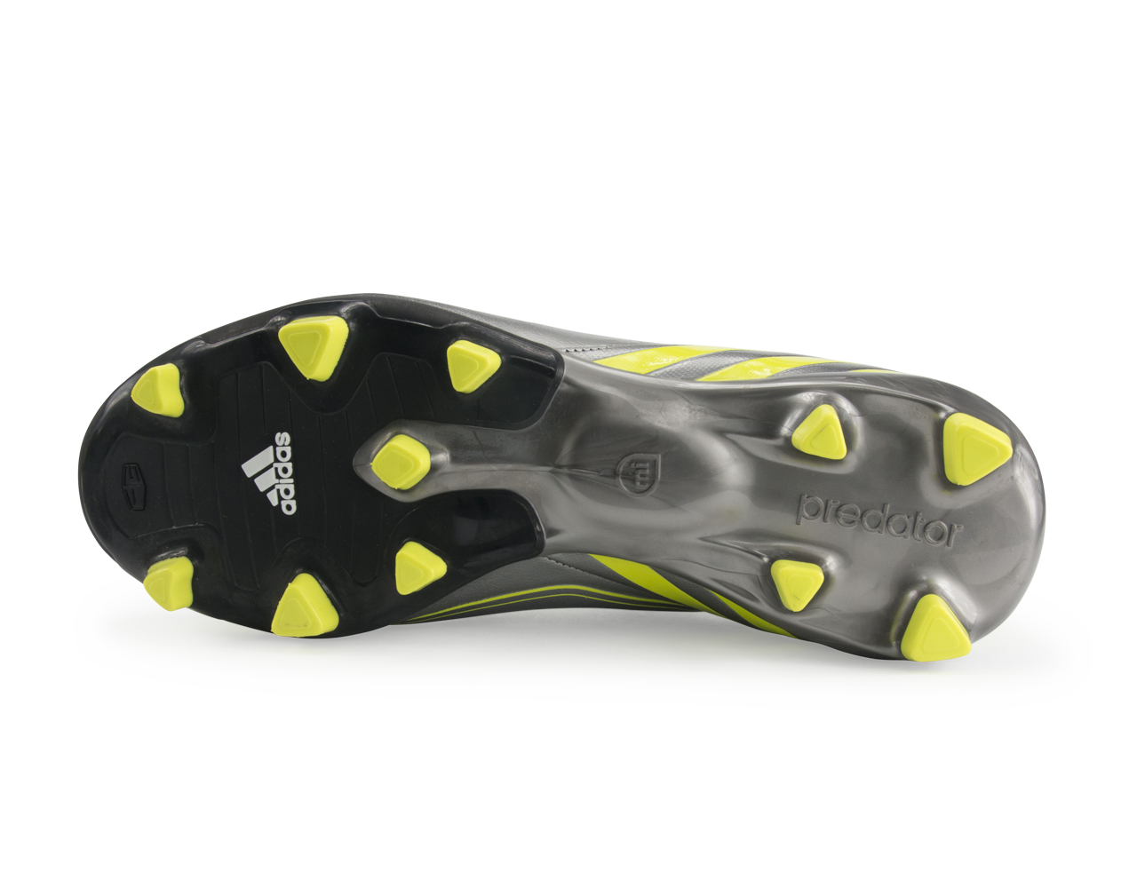 adidas Men's Predator Absolado LZ TRX FG Black/Neo Iron Metallic/Lab Lime - Image 2
