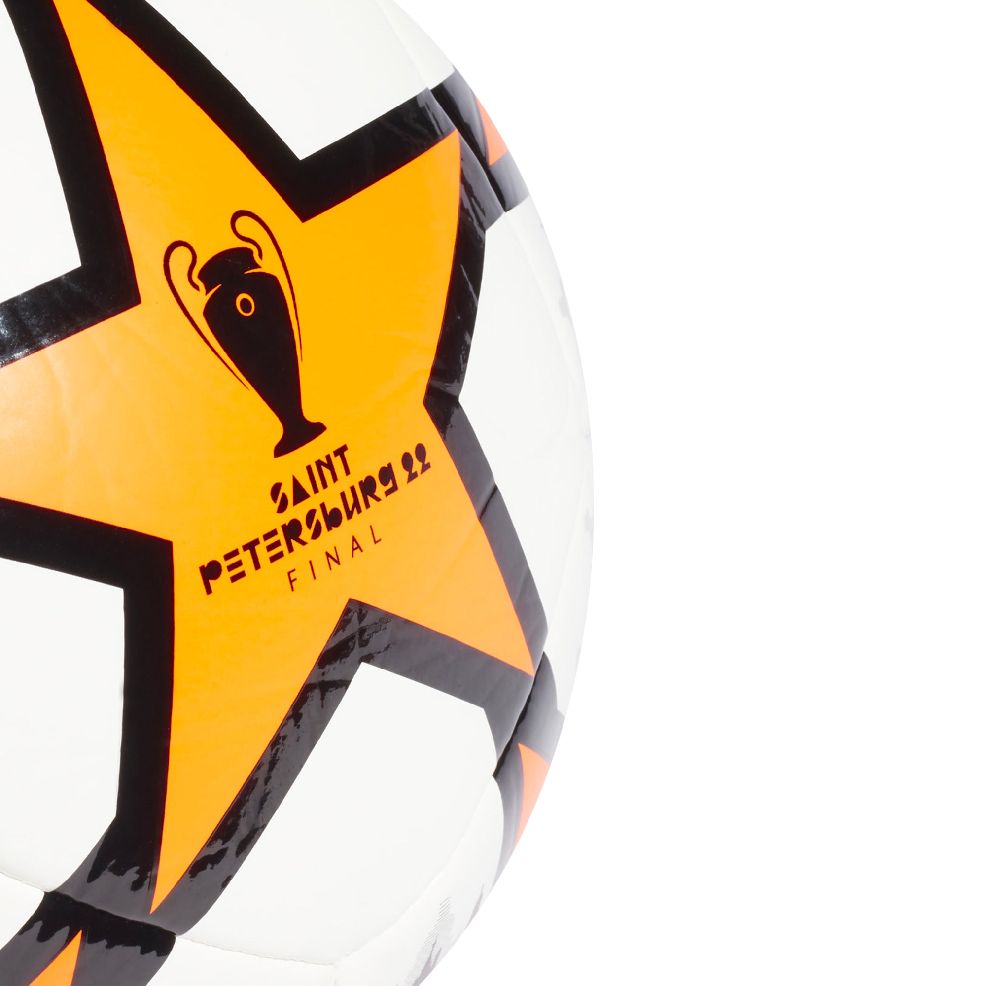 adidas Finale 22 UCL Club Ball Orange/White/Black - Image 3