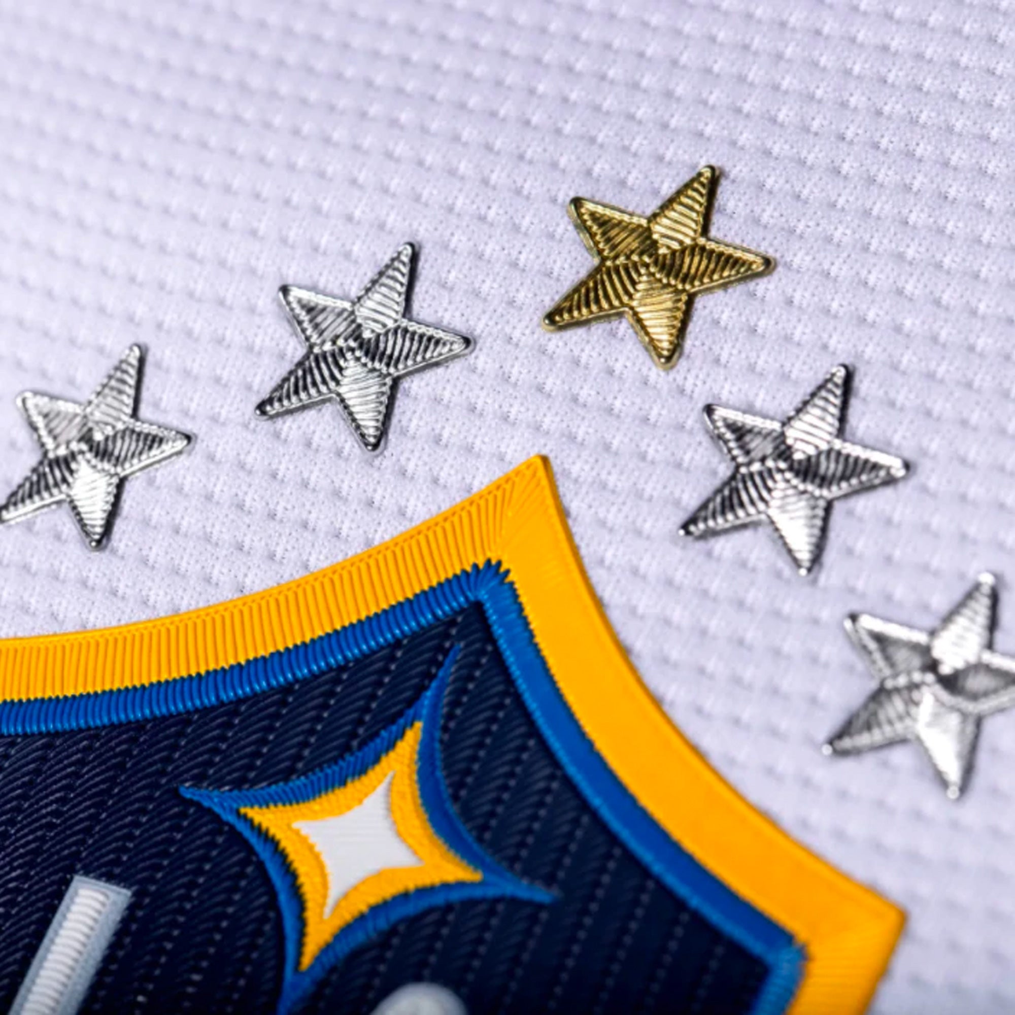 adidas Men's LA Galaxy 2022/23 Authentic Home Jersey White/Navy - Image 3