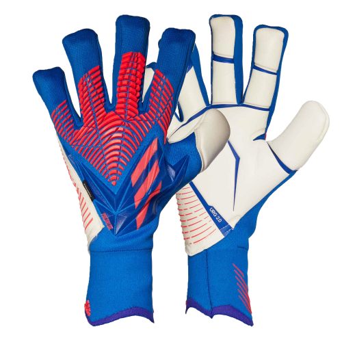 adidas Men's Predator Pro Fingersave Goalkeeper Gloves Sapphire Edge