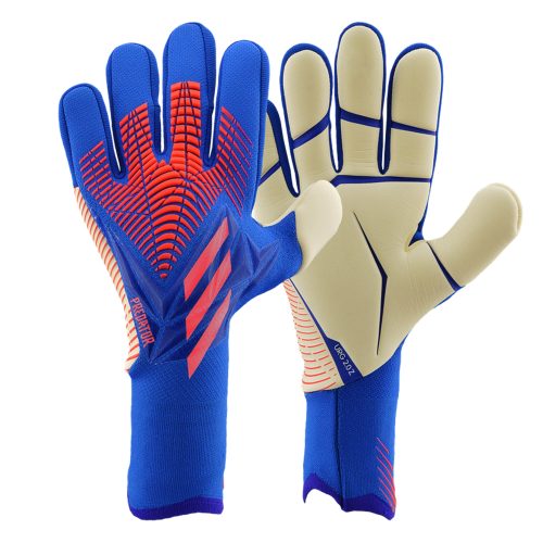 adidas Men's Predator Pro Fingersave Goalkeeper Gloves Sapphire Edge