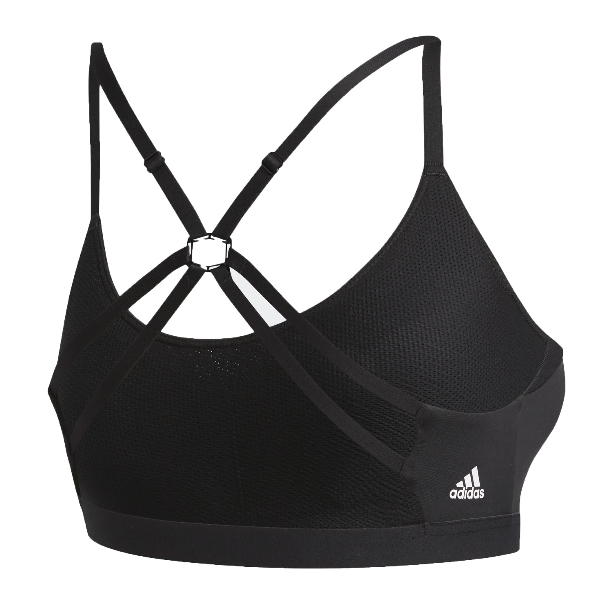 adidas Women's All Me Commuter Sports Bra Black - Image 2