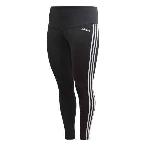 adidas Women's Designed 2 Move Tights (Plus Size) Black/White