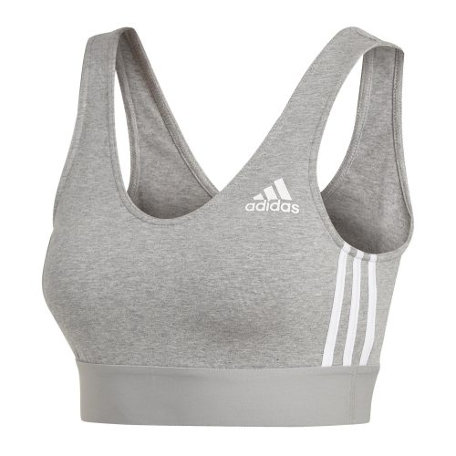 adidas Women's Must Have 3-Stripes Sports Bra Grey