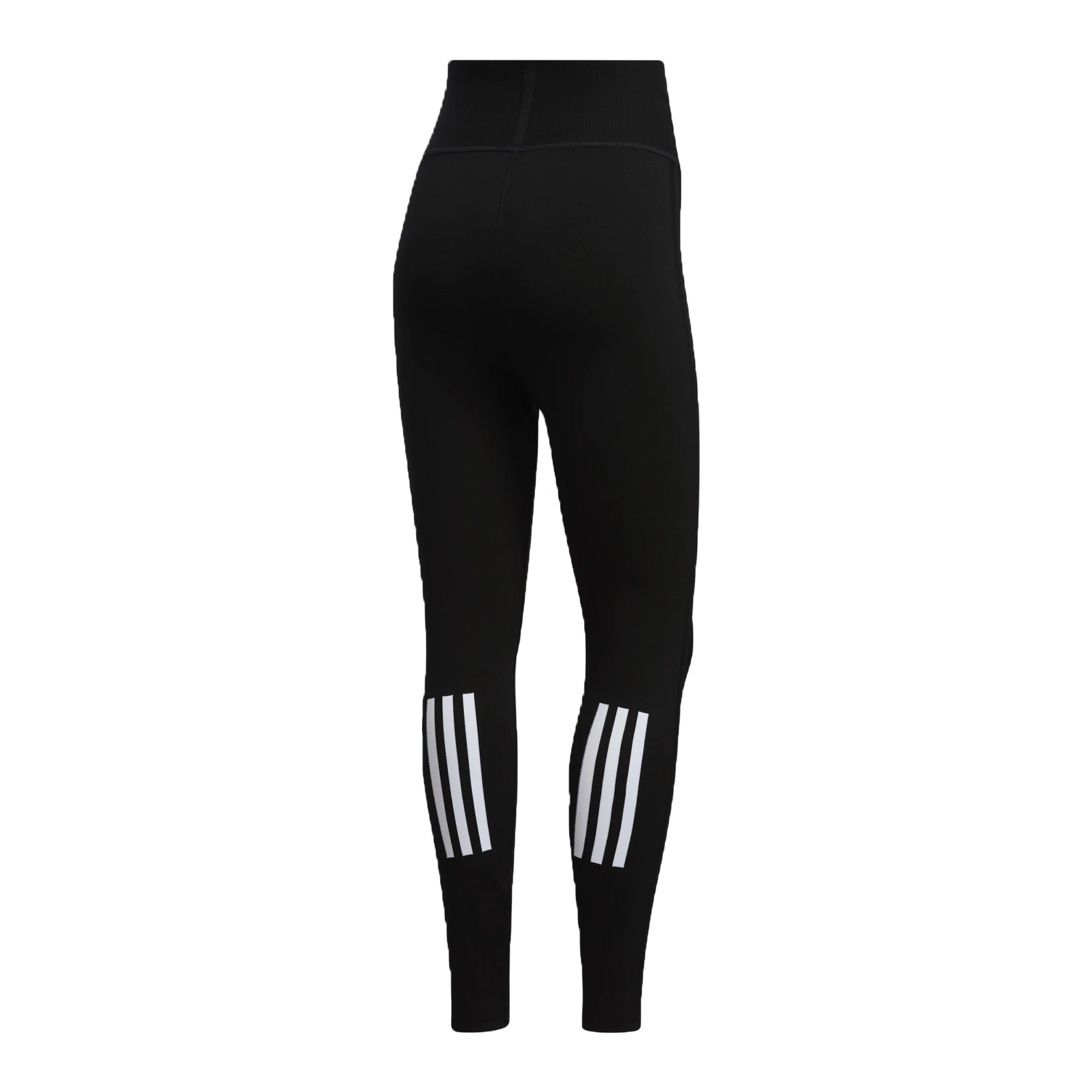 adidas Women's Primeknit Fine Training Tights Black/White - Image 2