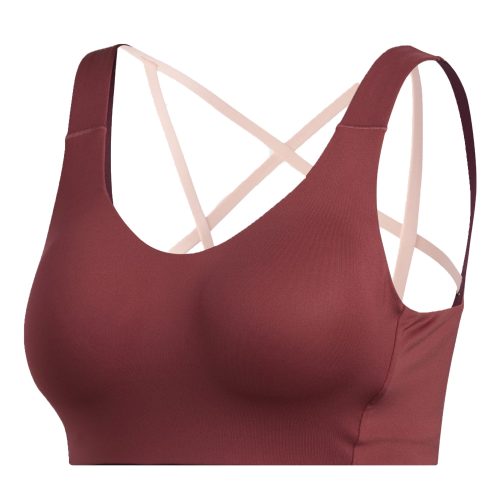 adidas Women's Stronger For It Alpha Sports Bra Red/Maroon