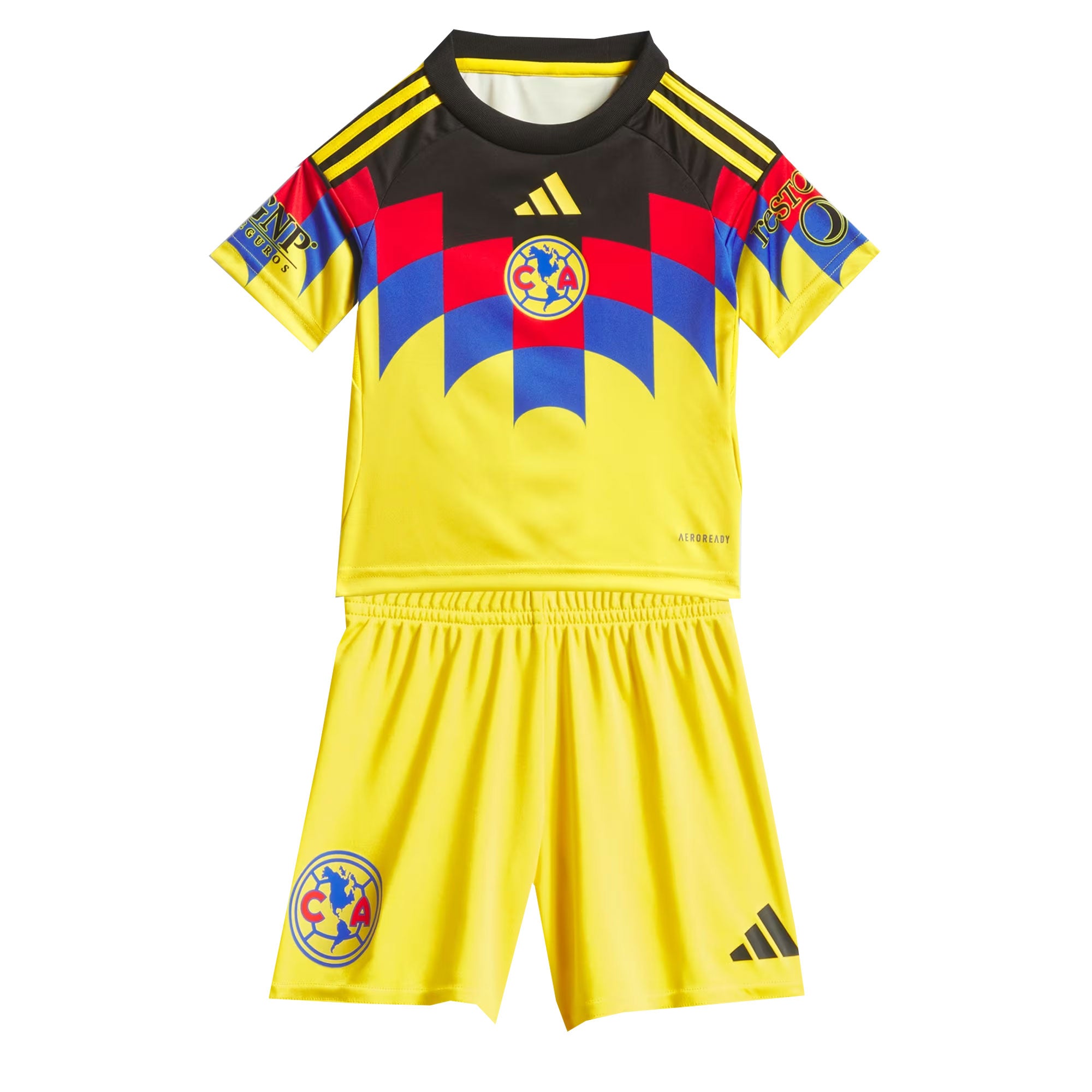 adidas Kids Club America 2025/26 Home Mini Kit Yellow