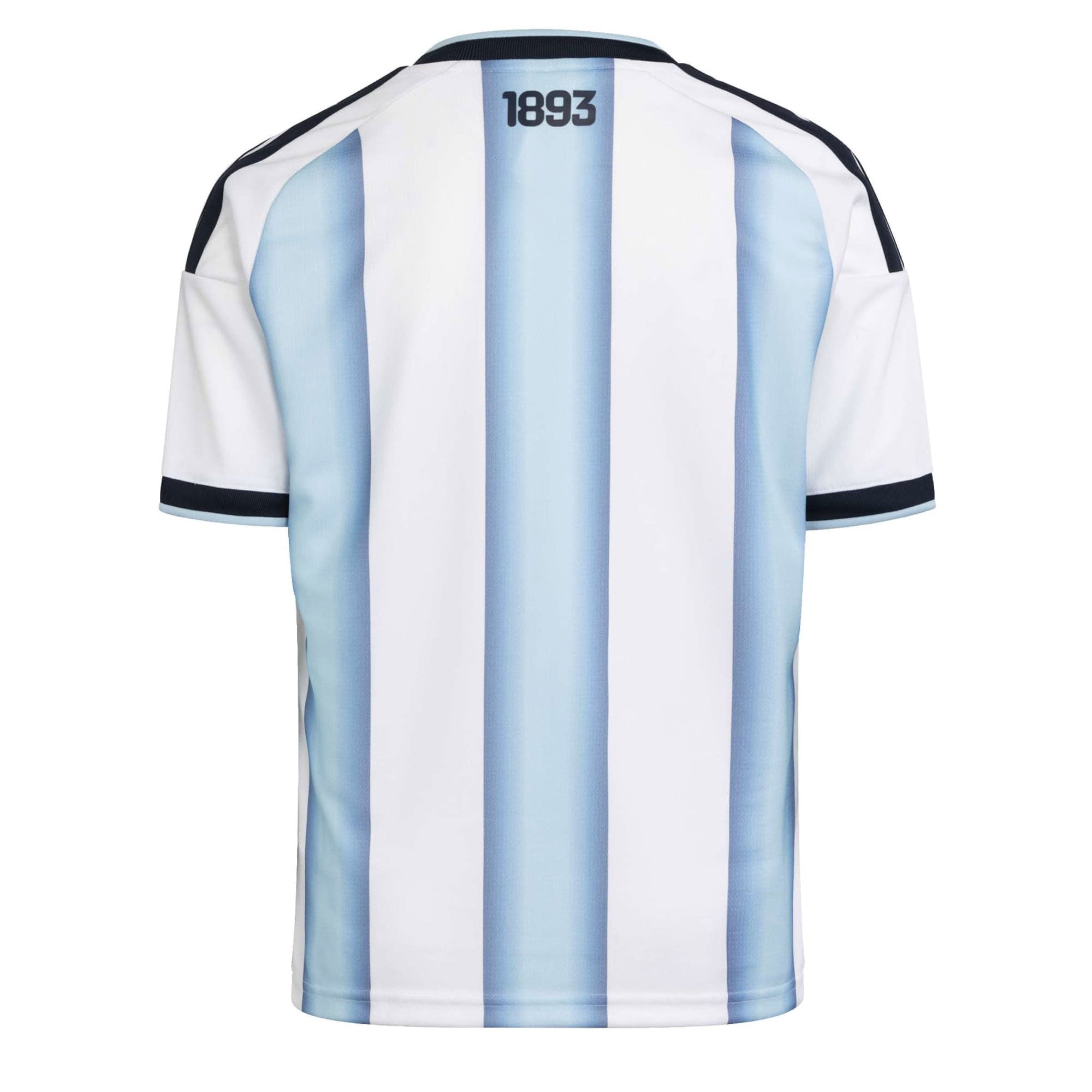 adidas Kid's Argentina World Cup 2026 Home Jersey White/Sky Blue - Image 2