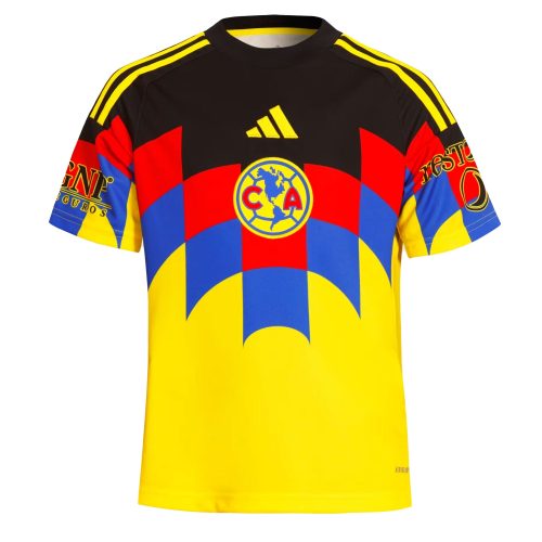 adidas Kids Club America 2025/26 Home Jersey Yellow