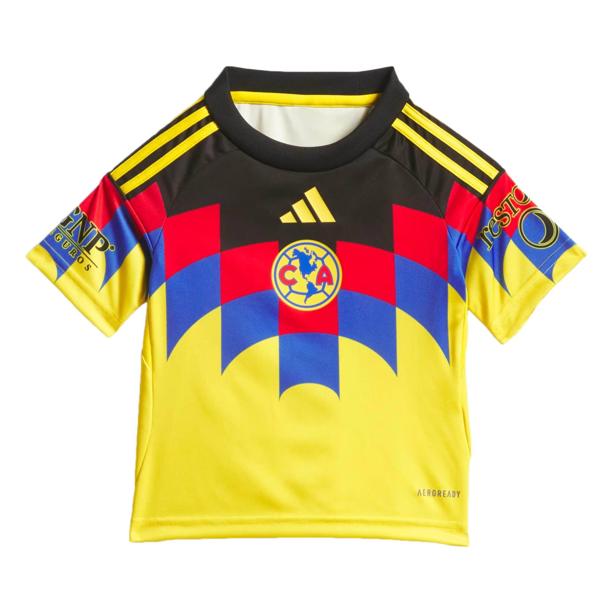 adidas Kids Club America 2025/26 Home Mini Kit Yellow - Image 2