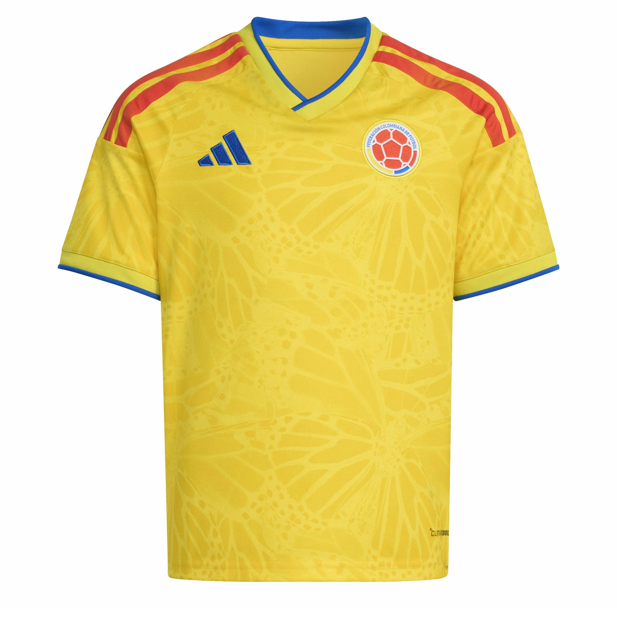 adidas Kids Colombia World Cup 2026 Home Jersey Yellow