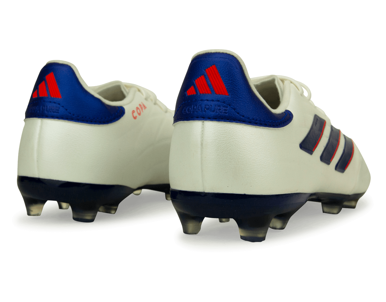 adidas Kids Copa Pure 2 Elite FG White/Blue - Image 4