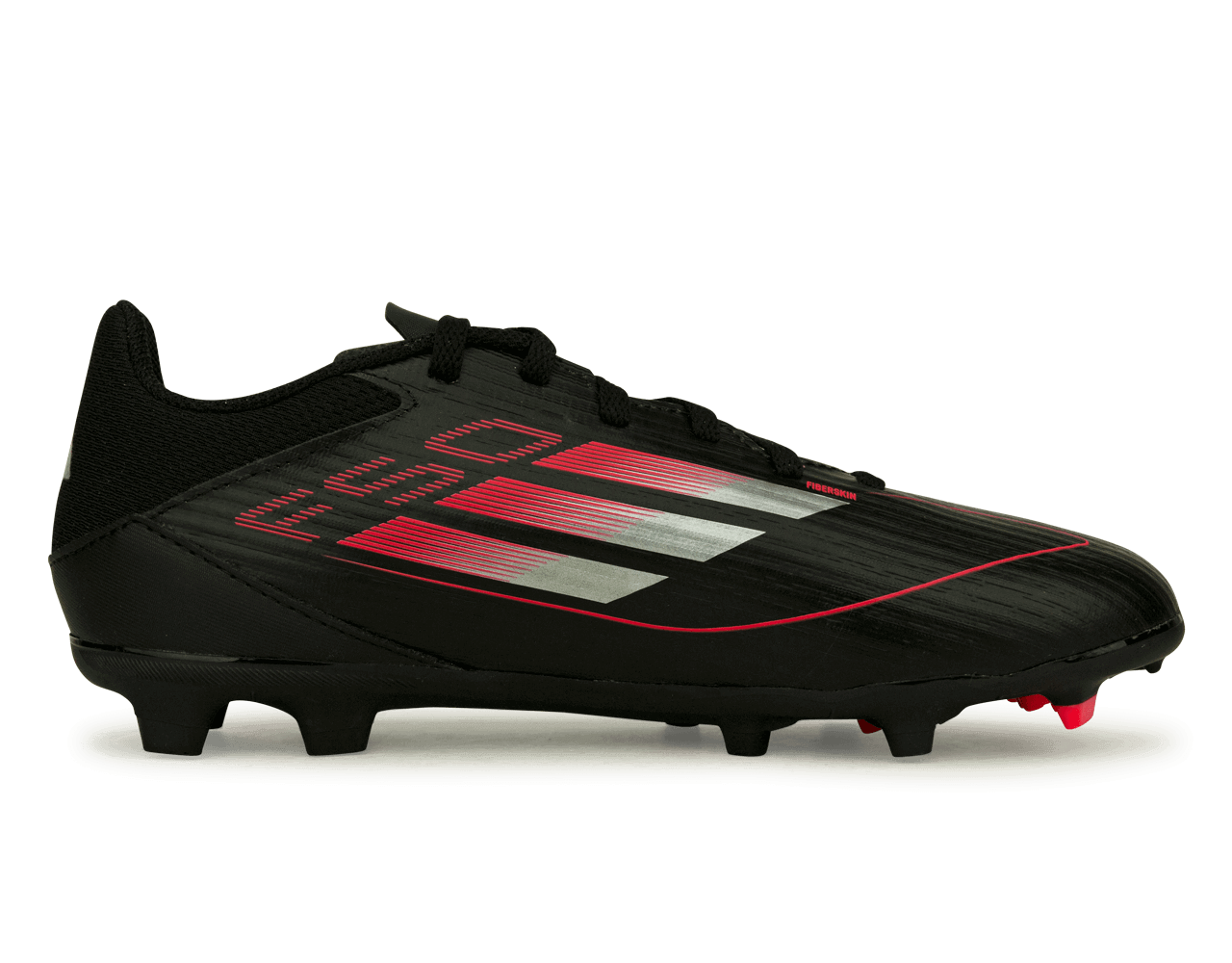 adidas Kids F50 League FG/MG Black/Metallic/Red - Image 2