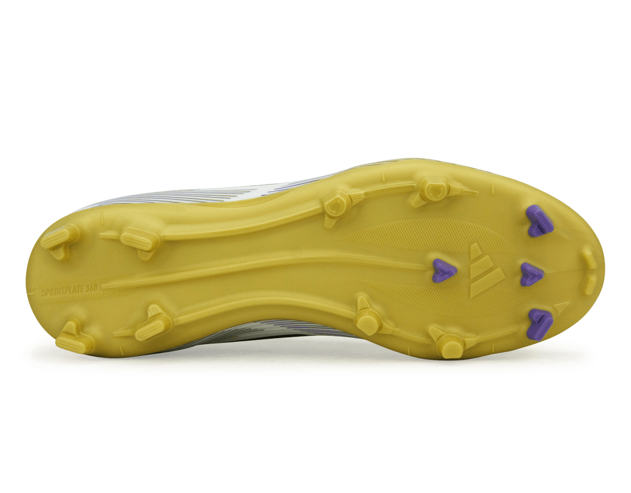 adidas Kids F50 League FG/MG White/Black/Gold - Image 3