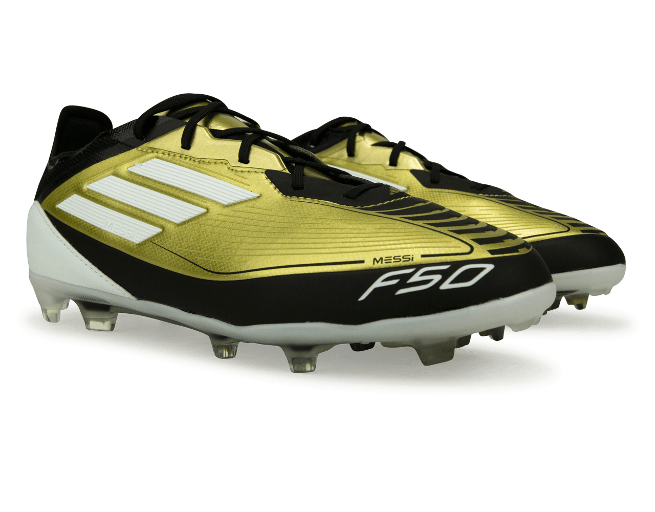 adidas Kids F50 Pro Messi FG Gold/Black/White - Image 3