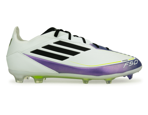 adidas Kids F50 Pro Messi FG White/Black/Purple