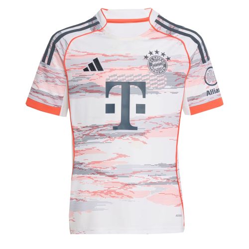 adidas Kids FC Bayern Munich 2025/26 Away Jersey White