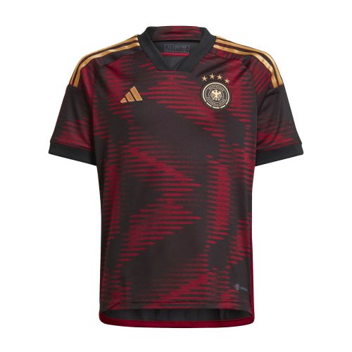 adidas Kids Germany 2022/23 Away Jersey Black/Bronze