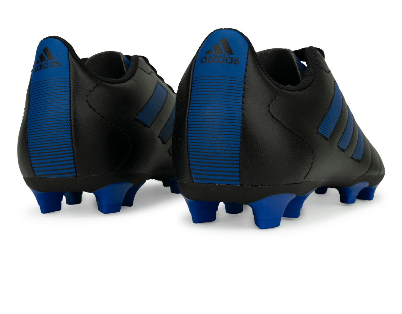 adidas Kids Goletto VIII FG Black/Royal Blue - Image 3