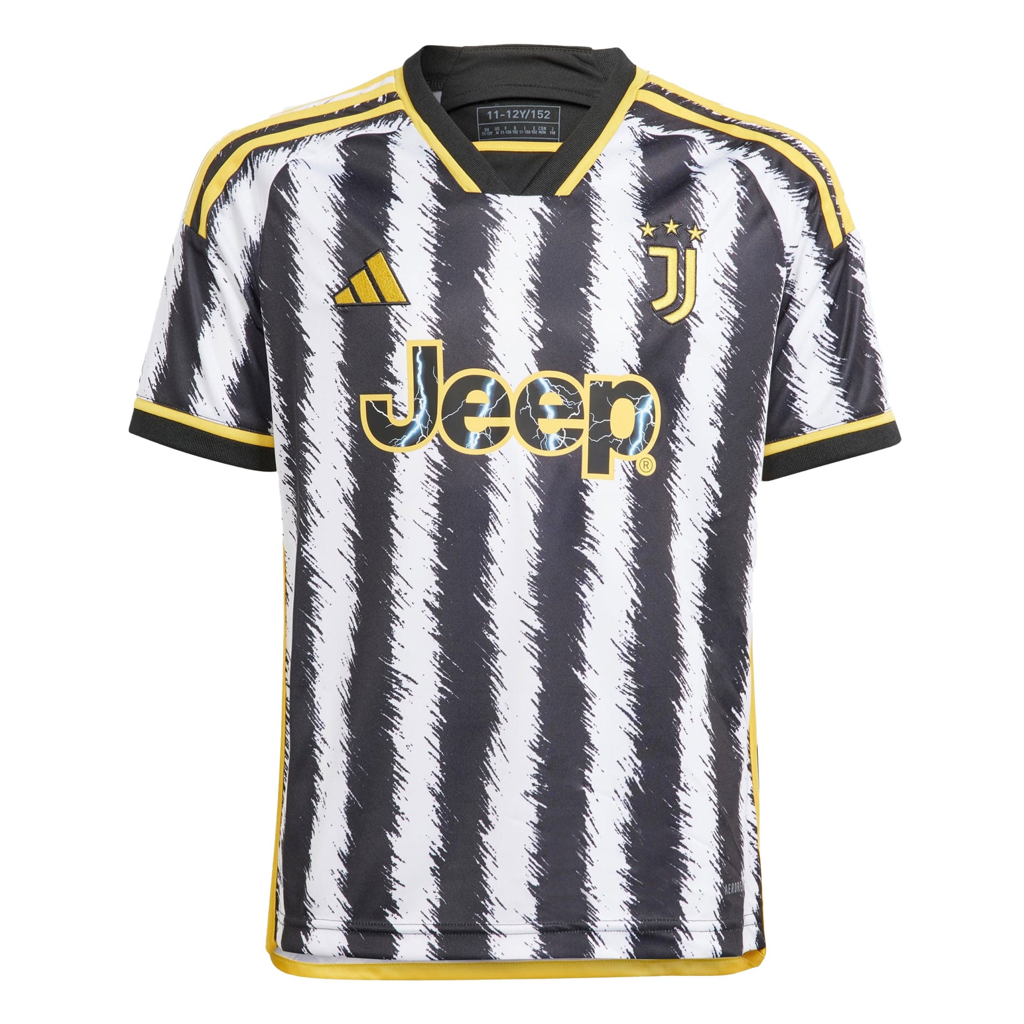 adidas Kids Juventus 2023/24 Home Jersey White/Yellow