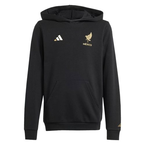 adidas Kids Mexico Gold 2025/26 DNA Hoodie Black/Gold
