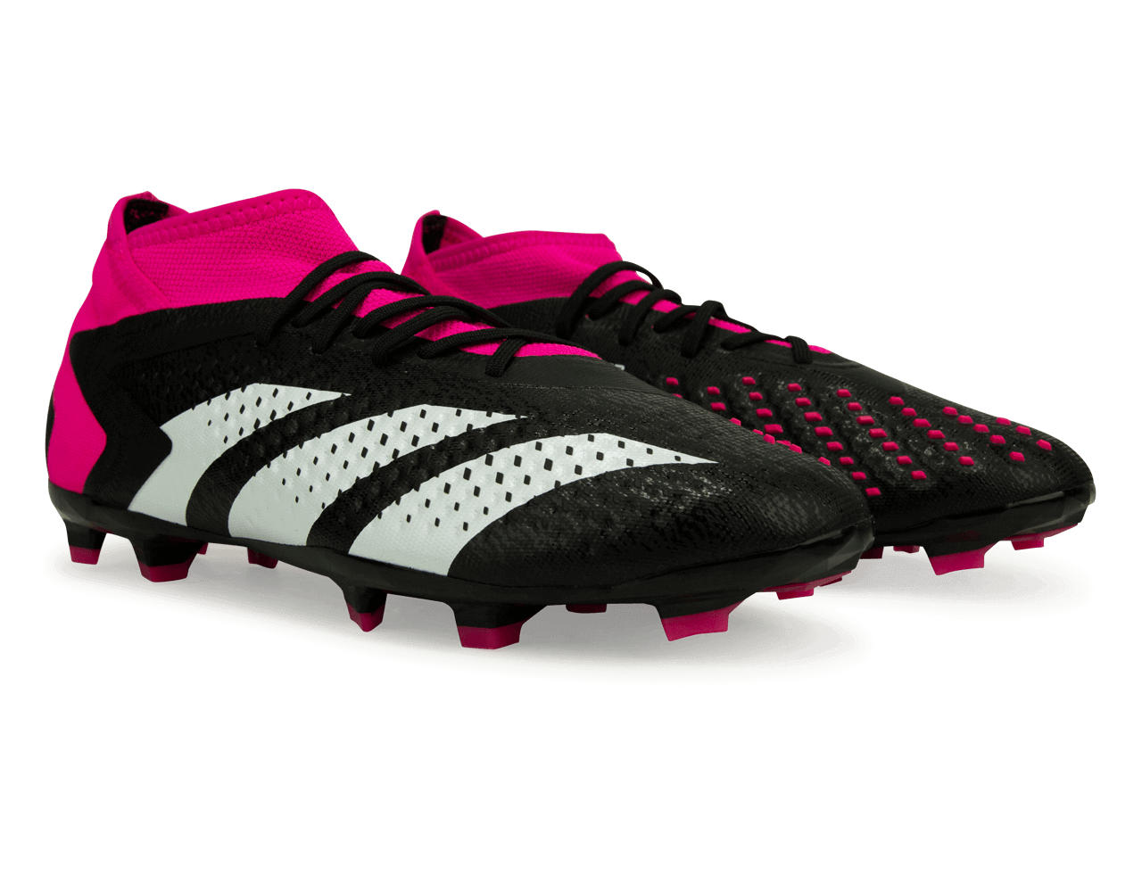 adidas Kids Predator Accuracy.1 FG Black/Pink - Image 4