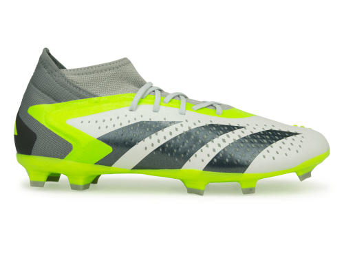 adidas Kids Predator Accuracy.1 FG White/Lucid Lemon